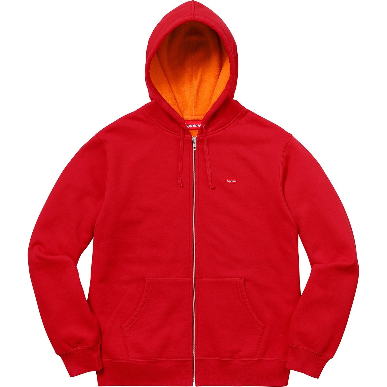 Contrast Zip Up Hooded Sweatshirt view 10